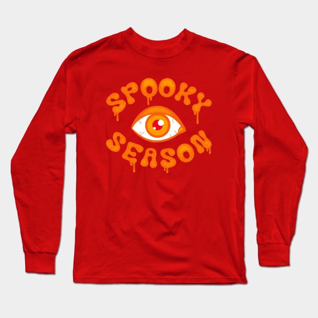 Halloween ghost eye Long Sleeve T-Shirt by Sir13